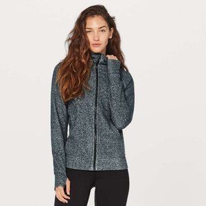 Lululemon Scuba Hoodie Light Cotton Fleece Luminesce Splatter White Black